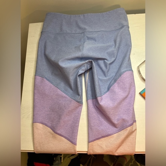 Outdoor Voices Leggings X-Size Small Spring Lilac Colorblock 7/8 High Rise - Picture 5 of 8